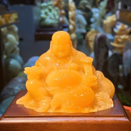 Tác phẩm Thần Tài Di Lặc – Ngọc Hoàng Long (KT 15x9cm)