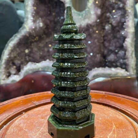 Tháp Văn Xương – Đá Serpentine (KT 18x7cm)