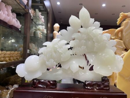 Thanh Gậy Như Ý Ngọc Onyx – Vật Phẩm Phong Thủy Cầu May Mắn & Quyền Lực (Kích thước 37x27cm)