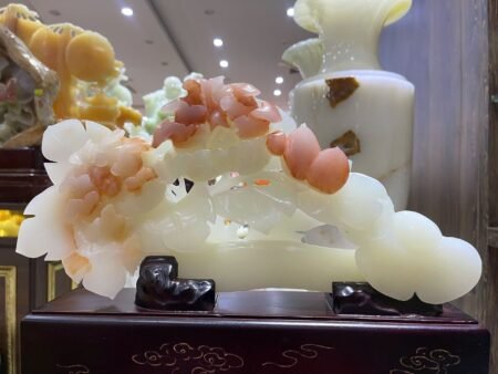 Thanh Gậy Như Ý Ngọc Onyx – Biểu Tượng Quyền Lực & May Mắn (Kích thước 39x19cm)