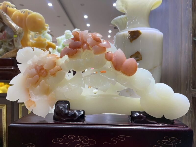 Thanh Gậy Như Ý Ngọc Onyx – Biểu Tượng Quyền Lực & May Mắn (Kích thước 39x19cm)