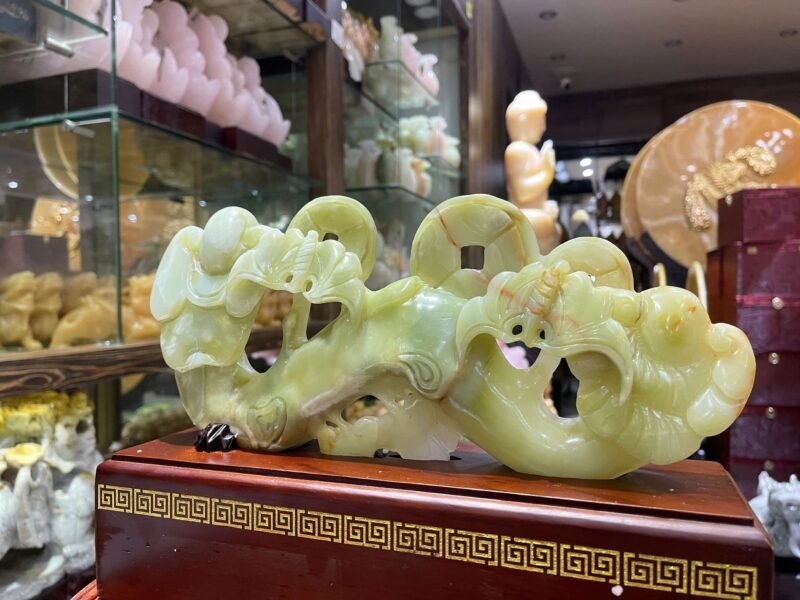 Thanh Gậy Như Ý Ngọc Onyx – Biểu Tượng Phong Thủy Cầu May Mắn & Thành Công (Kích thước 31x14cm) - Ảnh 2