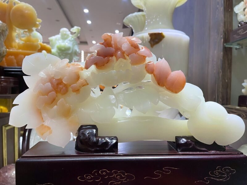 Thanh Gậy Như Ý Ngọc Onyx – Biểu Tượng Quyền Lực & May Mắn (Kích thước 39x19cm) - Ảnh 3