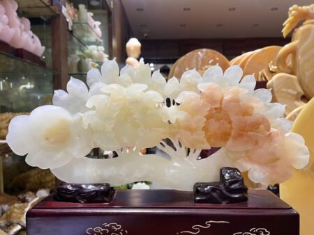 Thanh Gậy Như Ý Ngọc Onyx – Vật Phẩm Phong Thủy Cầu Tài Lộc & May Mắn (Kích thước 43,5x19cm)