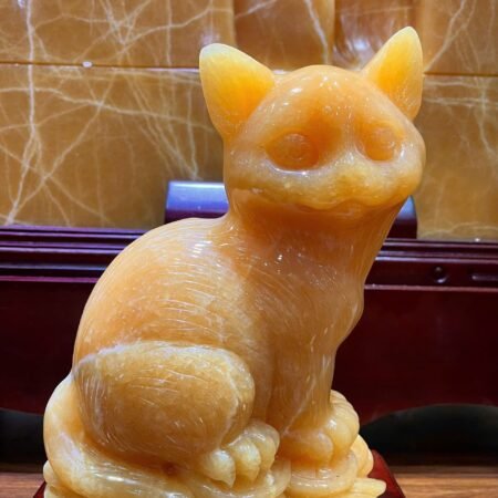 Tác phẩm Tuổi Mão bằng Ngọc Hoàng Long – Kích thước 26,5x20cm