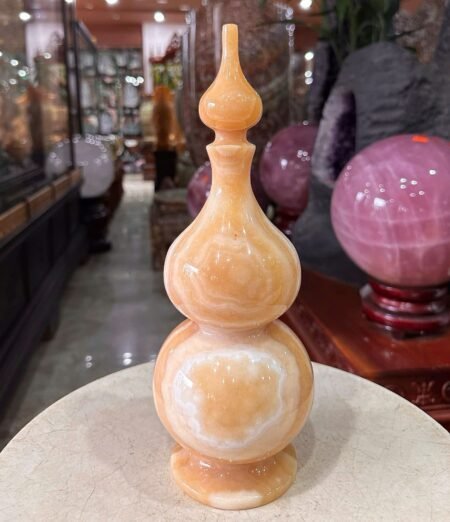 Hồ Lô Phú Quý Ngọc Hoàng Long – Vật Phẩm Phong Thủy Cát Tường Chiêu Tài Lộc (Kích thước 30x12cm)