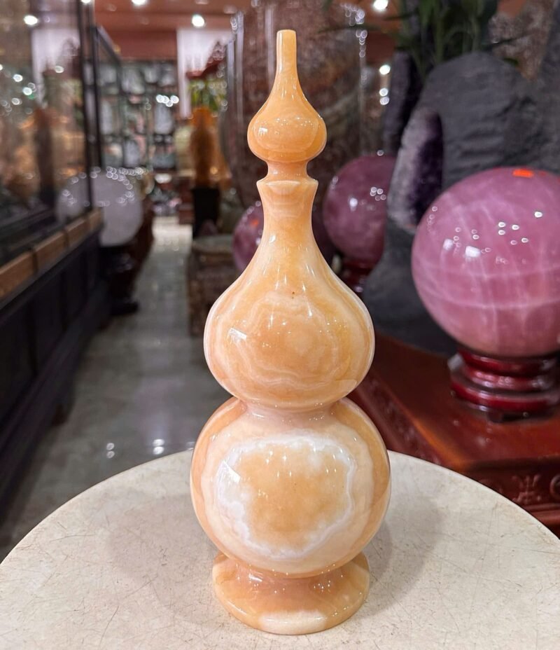 Hồ Lô Phú Quý Ngọc Hoàng Long – Vật Phẩm Phong Thủy Cát Tường Chiêu Tài Lộc (Kích thước 30x12cm)