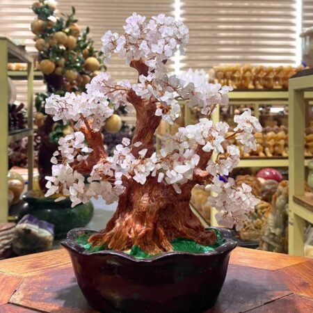 Cây Tài Lộc Thạch Anh – Biểu Tượng Chiêu Tài Hút Lộc (KT 32x25cm)