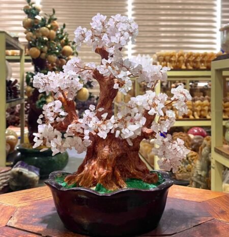 Cây Tài Lộc Thạch Anh – Biểu Tượng Chiêu Tài Hút Lộc (KT 32x25cm)