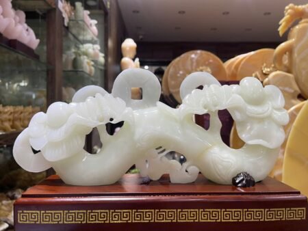 Thanh Gậy Như Ý Ngọc Onyx – Vật Phẩm Phong Thủy Mang Lại May Mắn & Quyền Lực (Kích thước 35x15cm)