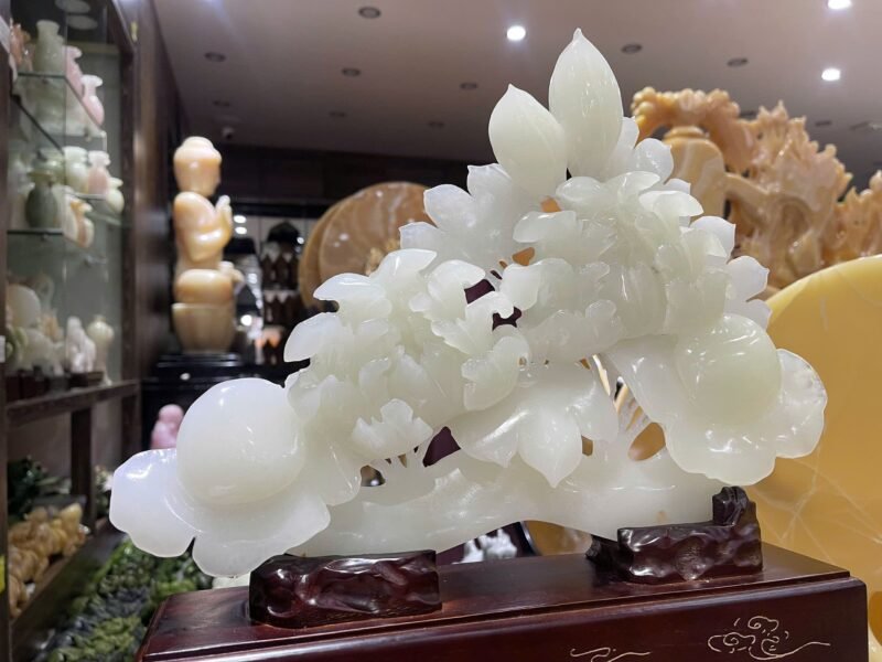 Thanh Gậy Như Ý Ngọc Onyx – Vật Phẩm Phong Thủy Cầu May Mắn & Quyền Lực (Kích thước 37x27cm) - Ảnh 3