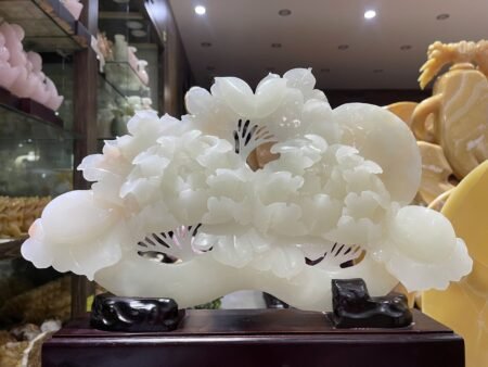 Thanh Gậy Như Ý Ngọc Onyx – Biểu Tượng May Mắn & Quyền Lực (Kích thước 43,5x25cm)