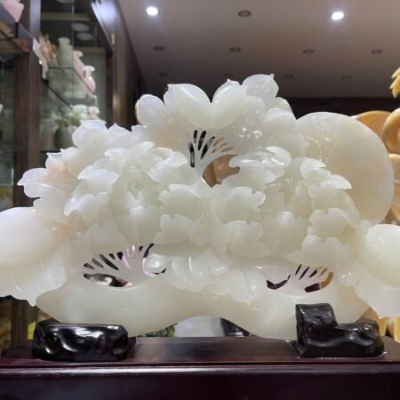 Thanh Gậy Như Ý Ngọc Onyx – Biểu Tượng May Mắn & Quyền Lực (Kích thước 43,5x25cm)