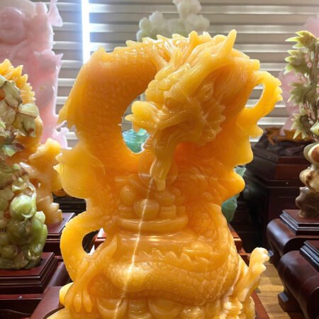 Tác Phẩm Kim Long Tụ Tài Ngọc Hoàng Long – Vượng Khí & Phát Tài