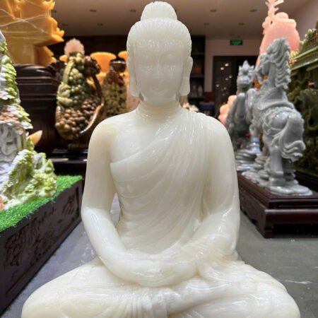 Tác Phẩm Phật Thích Ca Mâu Ni ngọc Onyx – Kích thước 49x37cm