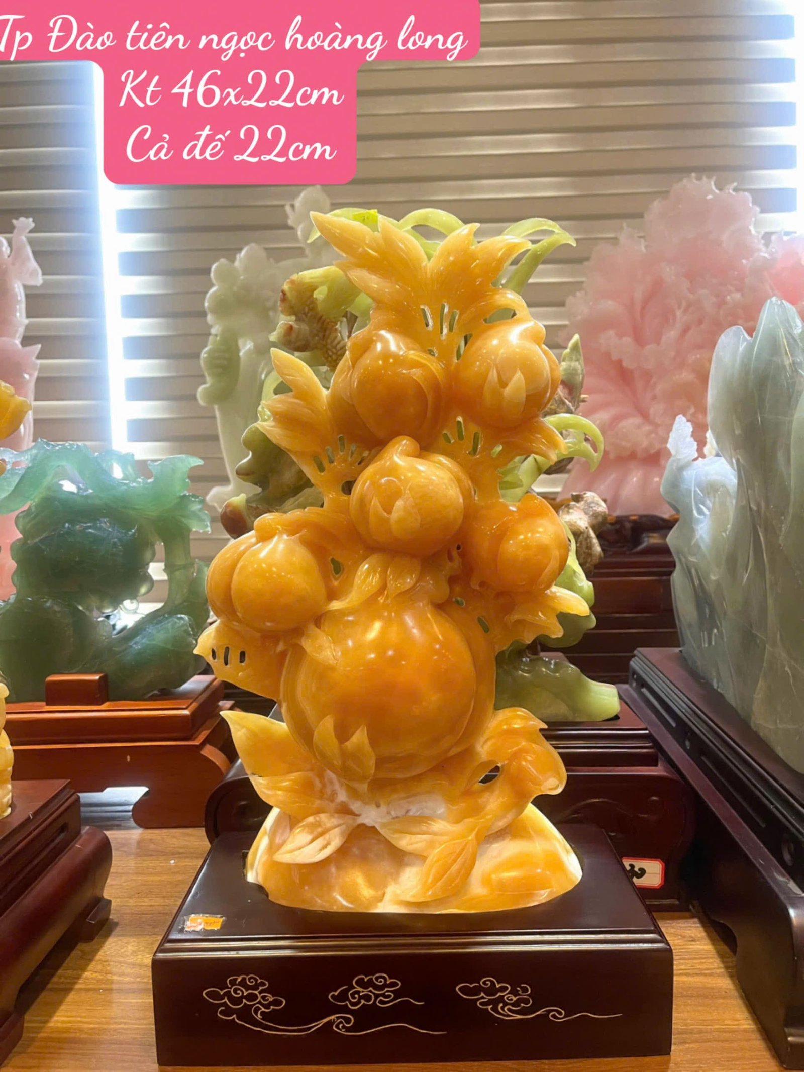 Tác phẩm Đào Tiên Ngọc Hoàng Long – Biểu tượng Trường Thọ & Phúc Lộc - Ảnh 3