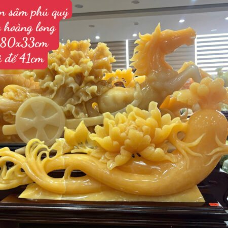 Tác Phẩm Nhân Sâm Phú Quý Ngọc Hoàng Long – Biểu Tượng Trường Thọ & Phồn Vinh