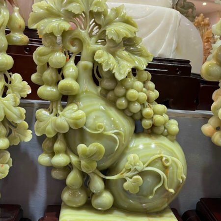 Tác Phẩm Hồ Lô Tài Lộc Ngọc Onyx – Biểu Tượng Bình An & Phú Quý