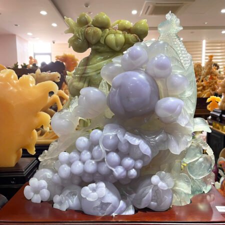Tác phẩm Chùm Nho Phú Quý Ngọc Fluorite
